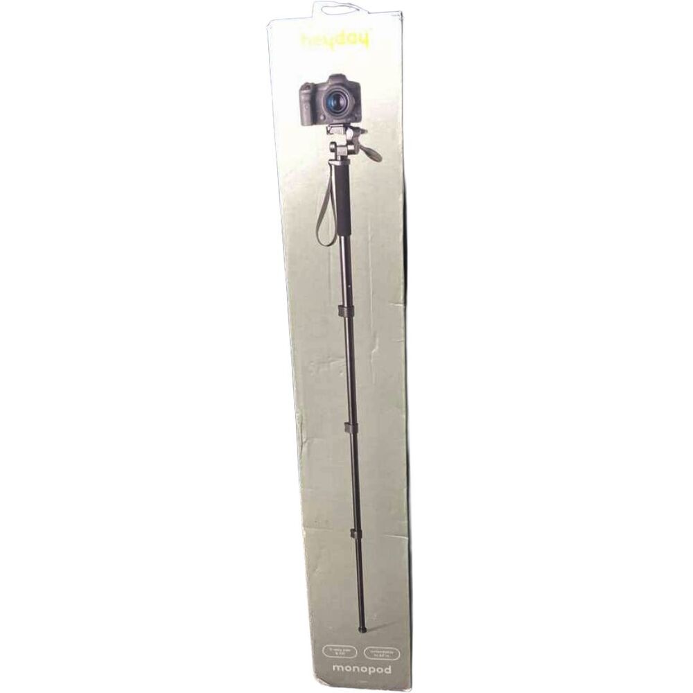 Monopod Heyday 3-Way Panhead w/ Quick Release Plate Black OPEN BOX